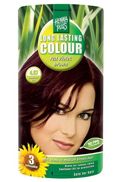 Hennaplus Vopsea de par permanenta Hennaplus fara parabeni Long Lasting Colou...