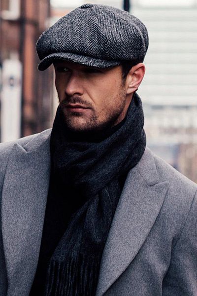 Takı Dükkanı Men's Cap Peaky Blinders Driver Cashmere Hat Beanie Trilby Cp224u