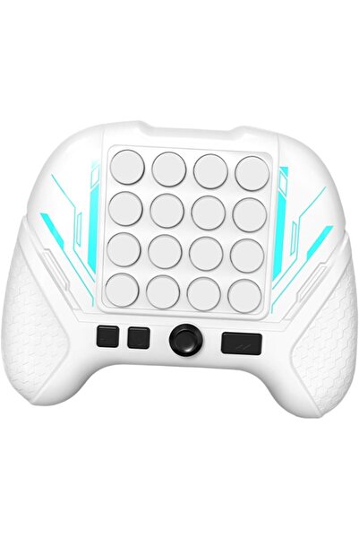 dalip Interactive Pop It Console Toy, 5 Game Modes, ABS & Silicone, Sounds & Lights, White