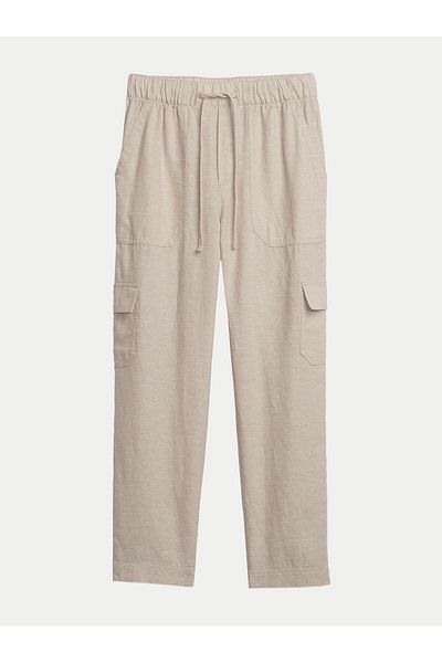 GAP Women's Fabric Trousers 549334-00 Beige