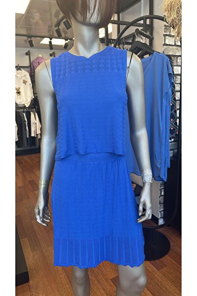 DOLCE QUEEN Women's Blouse and Skirt Set