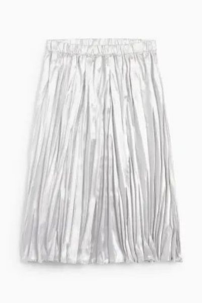 SeaBubbles Satin Pleated Girl's Skirt