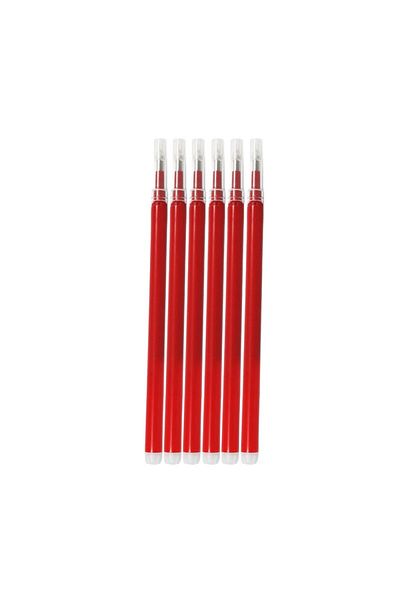 Ropet Set of 6 Roller Eraser Refills, red, frixion compatible