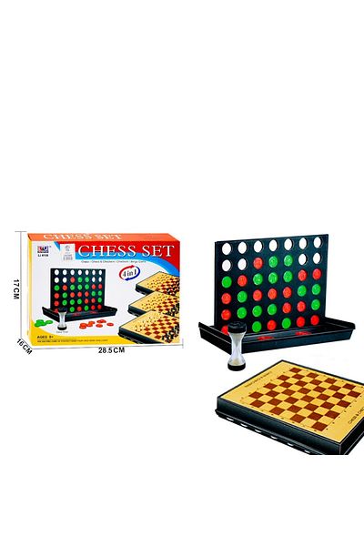 rexa Four-In-A-Row Four Connect Indoor Table Game Party Toy