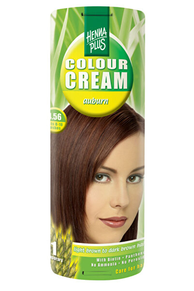 Hennaplus Crema Coloranta Hennaplus Aubum 4.56, 60 ml