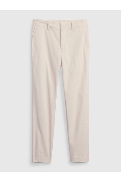GAP Women's fabric trousers 541213 Ecru