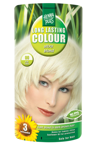 Hennaplus Decolorant, Culoare de lungă durată Ultra Blond 00, Hennaplus, 140 ml