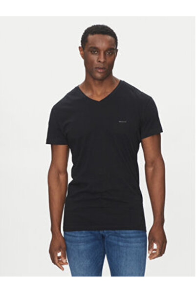 Gant Set de 2 tricouri bărbătești 900012018 Alb, Negru