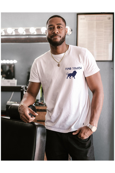 Fine Touch Short Sleeve Comfort Basic Skin Friendly, Breathable, Printed T-Sh...
