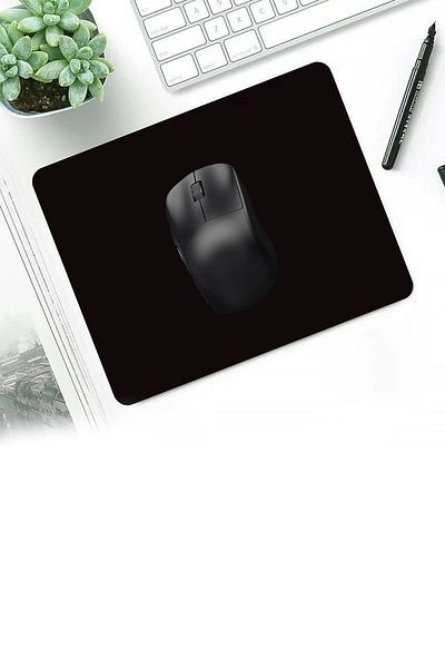 Beatitude Mousepad 24X29 cm Black Non-Slip Base Office Desktop Pad Mini Waterproof Mausepad Keyboard