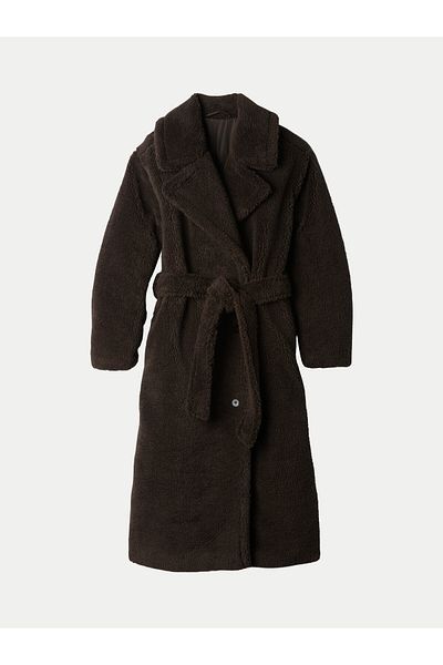 GAP Women's Sheepskin Coat 500901-00 Brown