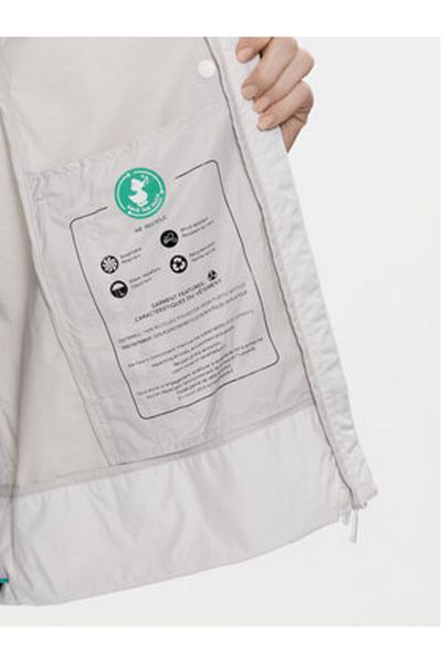SAVE THE DUCK Women's Raincoat D31604W-WIND18 White