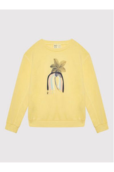 Roxy Girl Sweatshirt ERGFT03724 Yellow