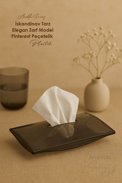 Anadolu Saray Nordic Style Envelope Model Mica Napkin Holder Decorative Desktop Elegan Napkin Box