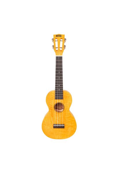 Mahalo Ml2sf Concert Ukulele Set, Sunflower Yellow Finish, 3 Frets, Bag