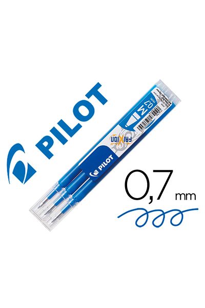 Ropet Set Rezerva Pix Pilot Frixion, albastru, 3buc