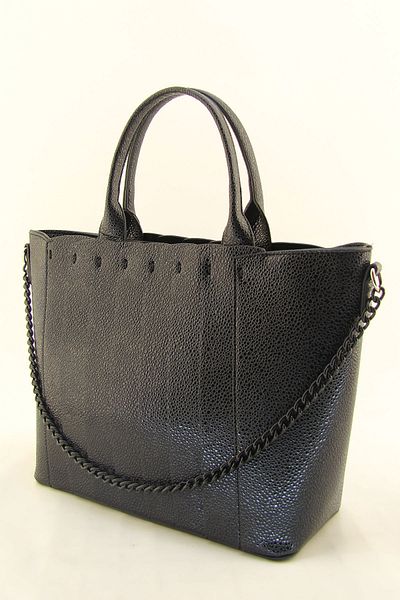 HNB Women's Caviar Black Medium Size Shoulder Bag
