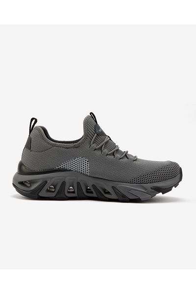 SKECHERS Ανδρικά γκρι casual παπούτσια Flex Conway - Lawler 210322   Dkgy