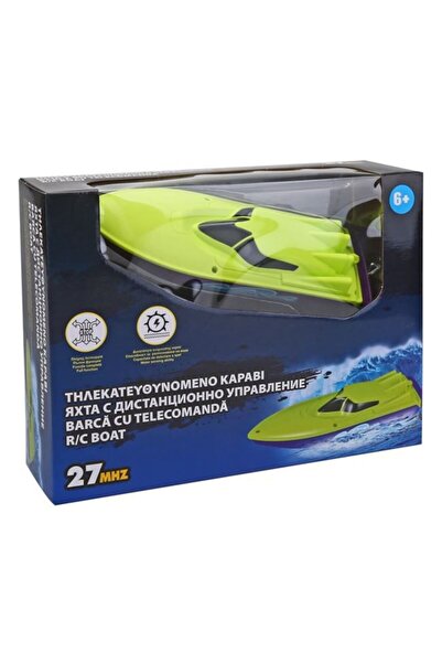 OEM Remote-Controlled Boat Green and Purple 27MHz