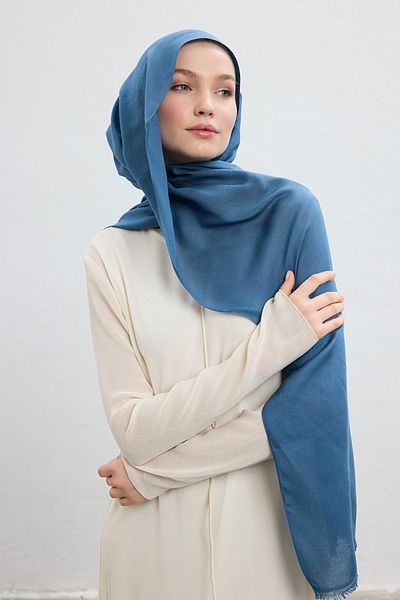 Qef Indigo Modal Shawl