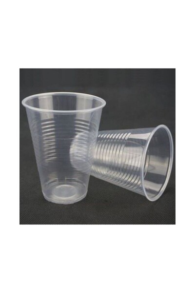 Ecoflex Plastik Pet Şeffaf Bardak tek kullanımlık 100'lü