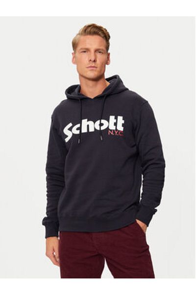 Schott NYC Hanorac bărbătesc SWHOOD bleumarin