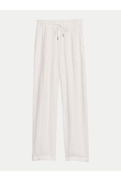 GAP Women's Fabric Trousers 541243-02 White