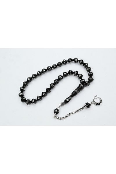 Skygo Oltu Stone Turnip Cut Crown Processing Embroidered Rosary