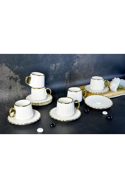 Paçi Snr 101637 Cup Kit Pierro White 6 Units
