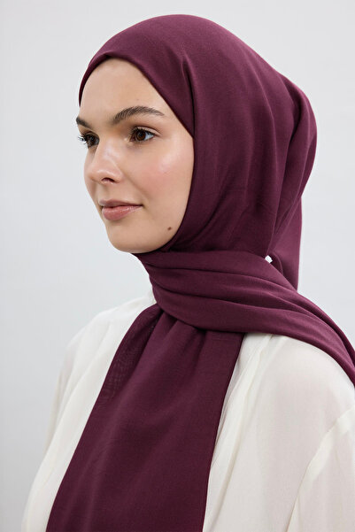 Qef Plum Modal Shawl