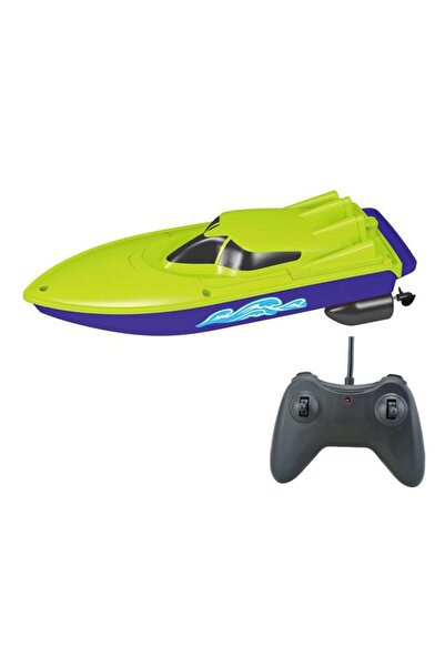 OEM Remote-Controlled Boat Green and Purple 27MHz