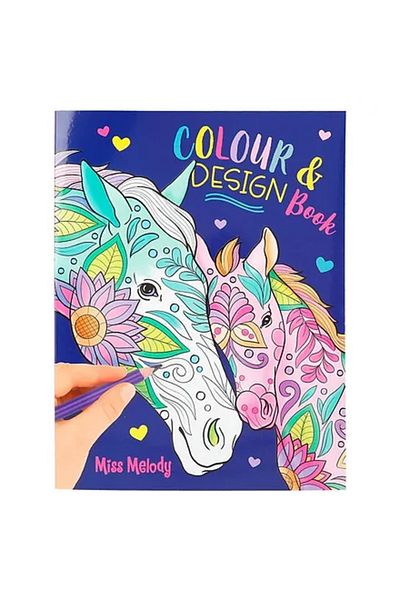 Top Model MissMelody Coloring and Design Book
