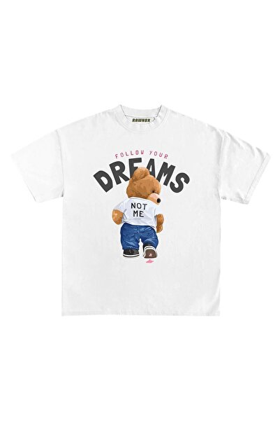 RawNox تي شيرت مطبوع عليه Dreams فضفاض للجنسين
