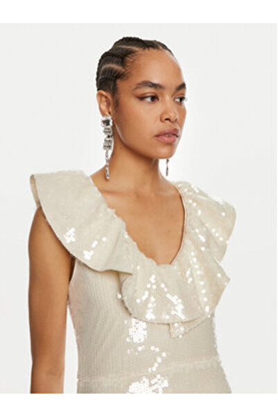 ROTATE Rochie de seară pentru femei 112875857 Ecru