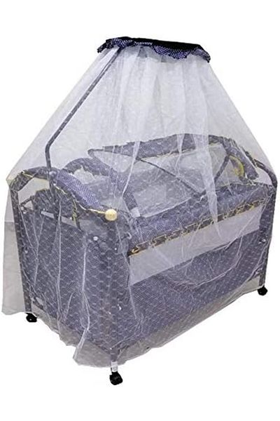 l'elefante 2-in-1 Baby Crib by Amla Baby - Navy