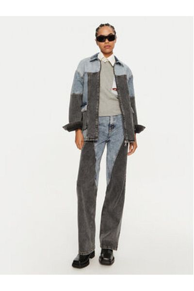 ROTATE Jachetă din denim pentru femei 1128221603 albastră