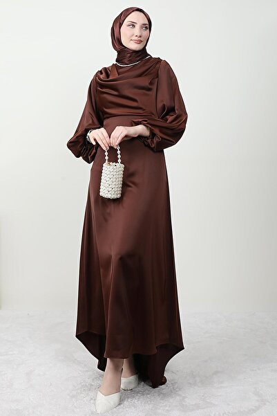 Tail Degage Dress Brown