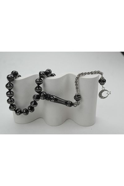Skygo Oltu Stone Turnip Cut Crown Processing Embroidered Rosary