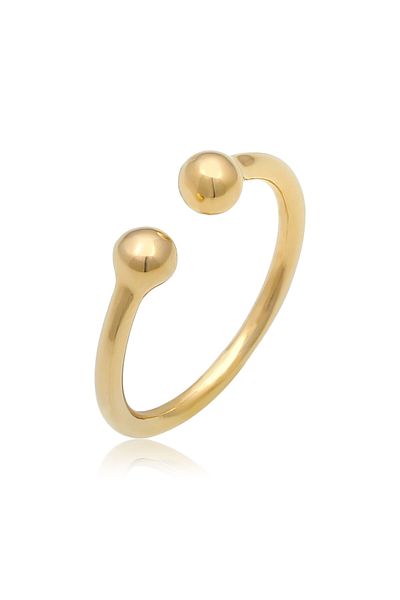 ELLI Ring Geo Ball Open Filigree In 925 Sterling Silver