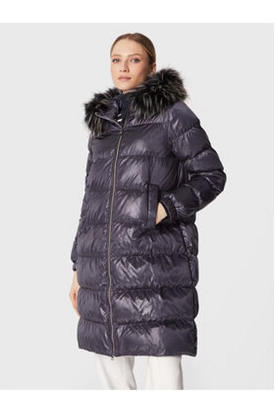 Geox Jachetă de iarnă pentru femei W2628H-T2843 bleumarin