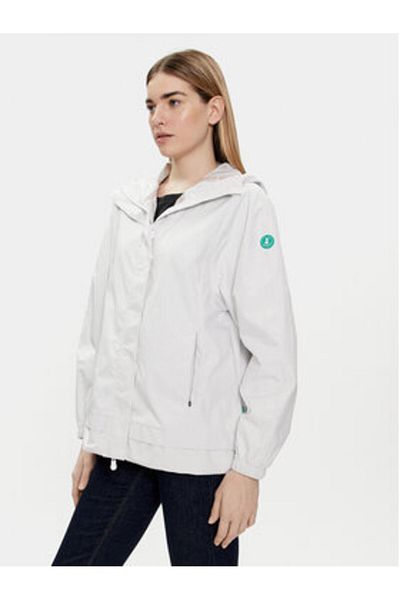 SAVE THE DUCK Women's Raincoat D31604W-WIND18 White