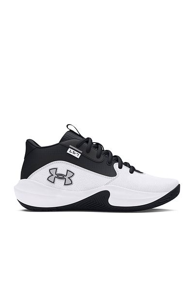 Under Armour Lockdown 7 Boys' White Basketball Shoes
