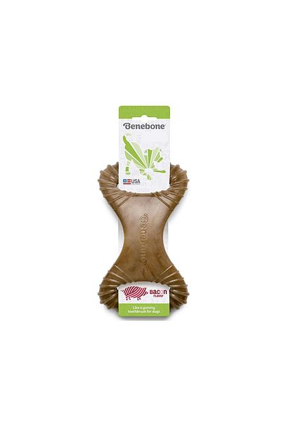 Benebone Bacon Stick Dental Dog Chew Toy - Large
