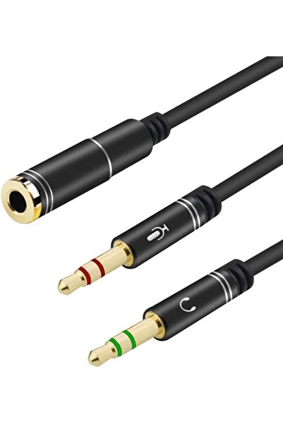 Mykablo 2E/1D Kaliteli Mikrofon-Kulaklık Ayırıcı Kablo