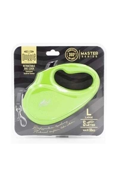 STOREMAX Doggie master automatic dog extension leash large green 50 kg 5 meters