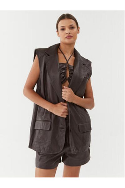 Gestuz Women's Vest 10908176 Brown