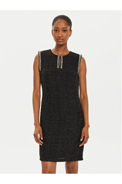 RINASCIMENTO Rochie tricotată pentru femei CFC0019574002 Negru