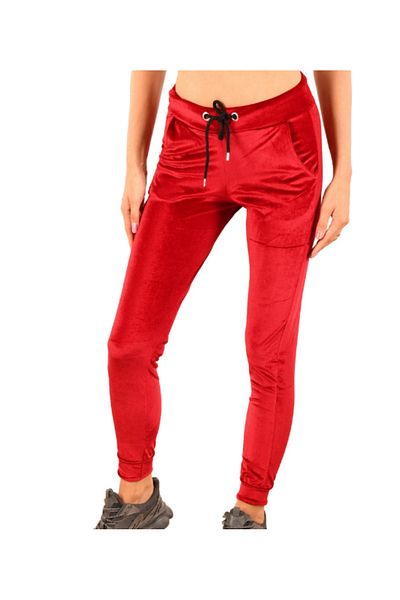 Intisimo Women's Pants, Velvet, Red - XL