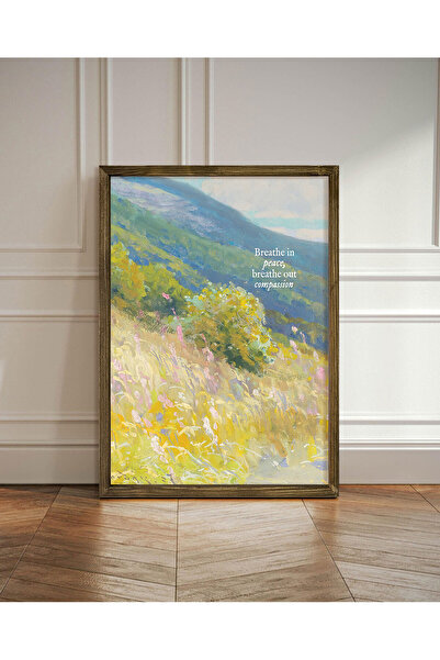 Vetro Design Αφίσα με κορνίζα με ηρεμία και φιλικότητα