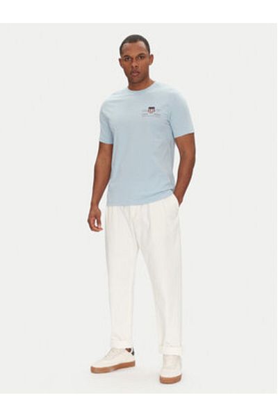 Gant Tricou bărbătesc 2067004 Albastru deschis
